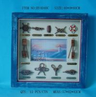 Sell wooden nautical shadow box