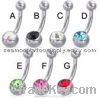 Sell Fashion 316 surgical steel belly & navel belly ring jewelry