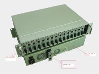 Sell 16 slot SNMP media converter chassis