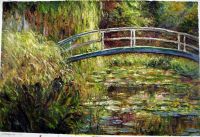 Sell monet, Van Gogh painting, impression style paiting, bridge