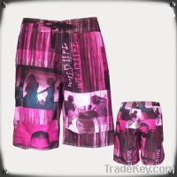Sell 100% polyester printed men's board shorts