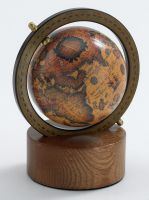 Wood Antique Globe