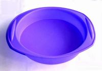 Sel Silicone Bakeware - 10.5  Inch Round pan with handle CXKP-2005F