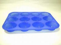 Sell Silicone Bakeware - 12 Cup Muffin Pan(CXKP-2006a)