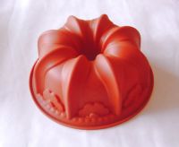Sell silicone cake pan Bundt pan with flower shape CXKP-2003b