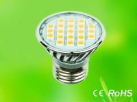 Sell e27 led bulb 21smd aluminum with cover dimmable