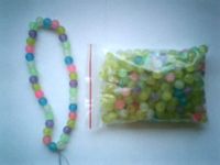 Sell glow plastic beads for decoration
