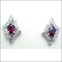 Gemstone jewelry:Cubic Zirconia eardrop