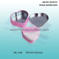 Sell heart shape tin box