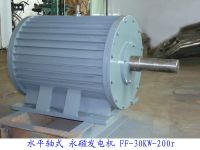 Sell 30Kw/200rpm horizontal axis generator