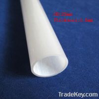 Sell Fused milky quartz glass pipe with thickness 1.5mm OD 23mm