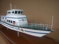 1m police defense boat model