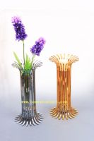 metal flower vase, vase, candle stick, stainless steel flower vase