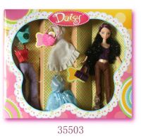 Sell Pretty Fashion Girl dolls in Leisure wear----35503