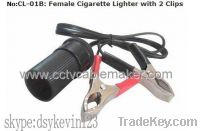 Sell Female Cigarette Lighter with 2 Clips