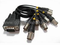 Sell VGA 15Pin Male Breakout Cable to 8 BNC Female Cable
