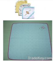 Sell 100% cotton baby hooded towel