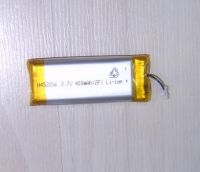 Li-ion rechargeable battery 3.7V 400mAh