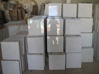 Sell white marble slabs and tiles