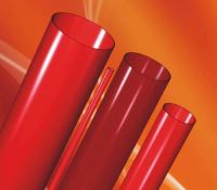 Sell red quartz tube red heating quartz tube