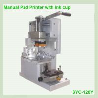 sealed ink cup manual pad printer machine
