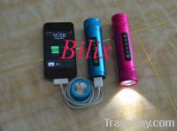 Sell Super MP3 Player Flashlight High Power Battery and FM Radio