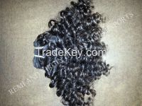 Afro Curly Human Hair Weft