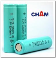 Sell 18650 cylindrical lithium batteries 3.7V 2200mAh