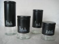 Sell glass bottle with steel