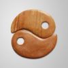 Sell yin yang fishlike gua sha board of needle stone