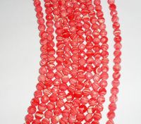 Sell rhodochrosite beads faceted round