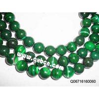 Sell malachite round beads jewelry accessories