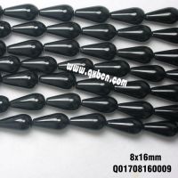 Sell black agate tear drop jewelry accessories