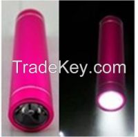 lip stick LED flash light battery charger