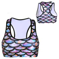 Ladies gym round collar simple dancing sexy crop top