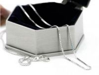 Sell 1MM Box Necklace 18Inch 925 Sterling Silver H4