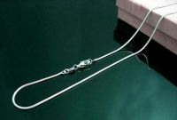 Sell 1MM Slim Snake Necklace 22Inch 925 Sterling Silver H5