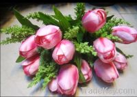 Sell silk pink tulip flowers bouquet