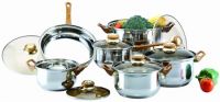 Stainless steel 12pcs cookware set best pots and pans