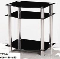 Sell 3-shelf tempered glass TV stand TV904#