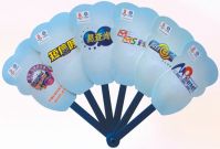 PROMOTIONAL FAN WITH PP OR PAPER MATERIAL