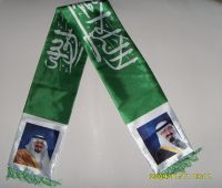 ADVERTISING SCARF SCARVES WITH FRINGE POLYESTER MATERIAL