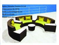 PE rattan livingroom furniture--wicker sofa