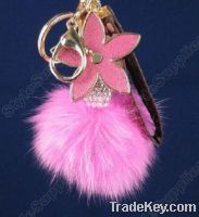 Sell promotional rhinestone bag keychains