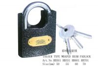 Sell color type wraped beam padlock