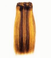 hair straight weft