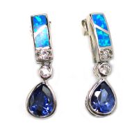 925 silver opal earings YS00489