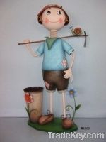 Flower arrangement  folk art craft dolls