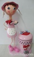 Garden decor craft dolls