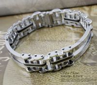sell tank chain fashion titanium steel  bracelet